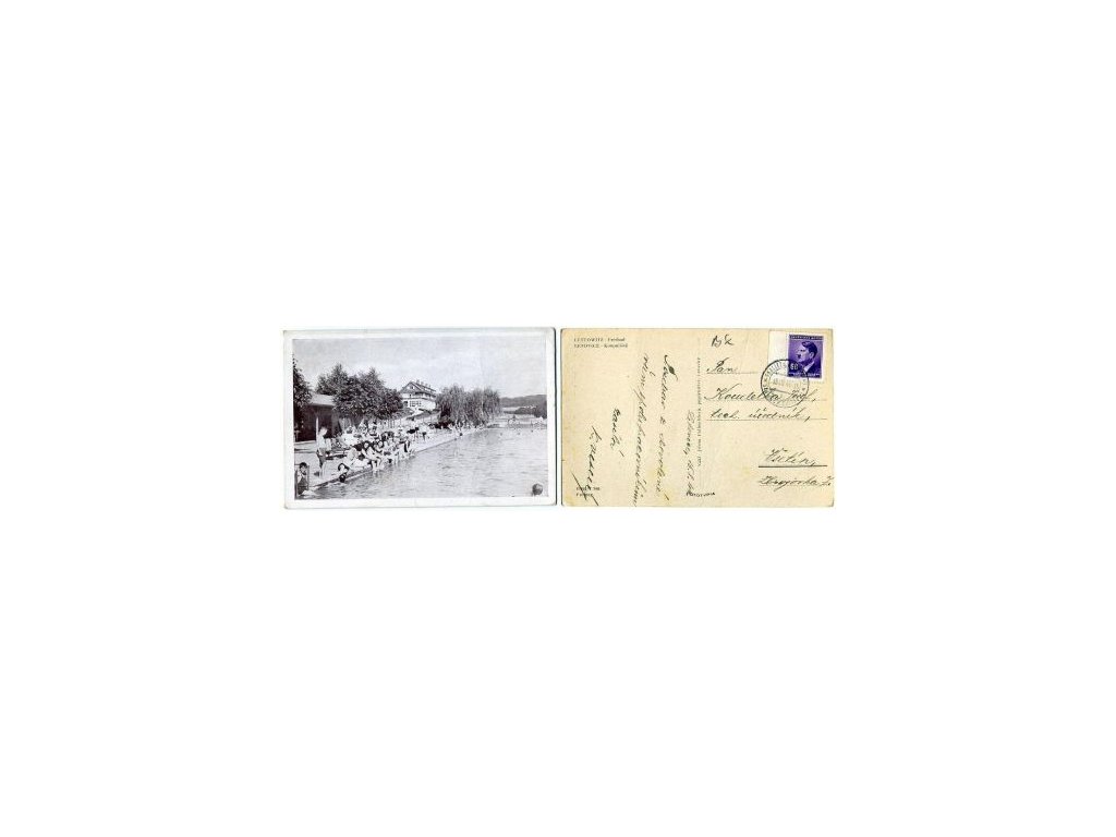 LETOVICE. Koupaliště. 1944.