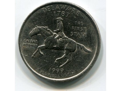 USA. 1/4 dollar 1999/P. Delaware.