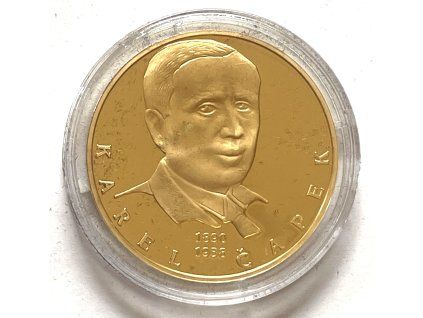 ČAPEK, Karel. Medaile z řady Největší osobnosti českého národa.