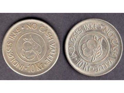ŠVÉDSKO. Žeton do casina. CHERRY CASINO. 10 Kronor.