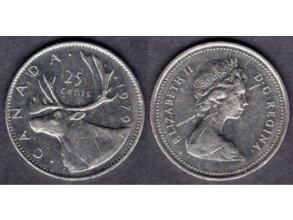 KANADA. 25 cents 1979. KM-74.