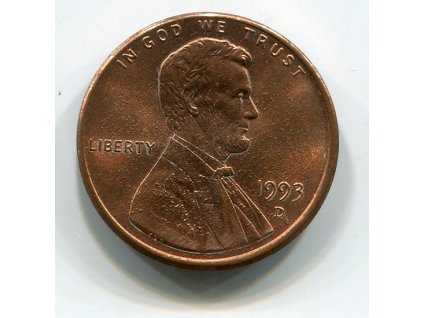 USA. 1 cent 1993/D.