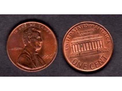 USA. 1 cent 1996.