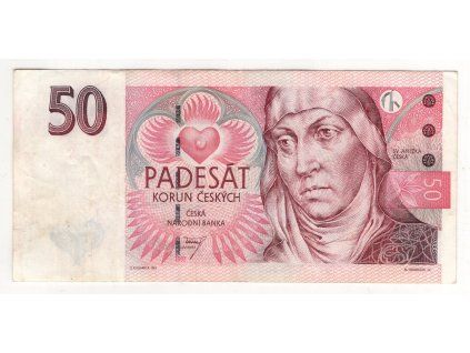 ČESKO. 50 korun 1997. Série D 59. Hej. CZ 21.
