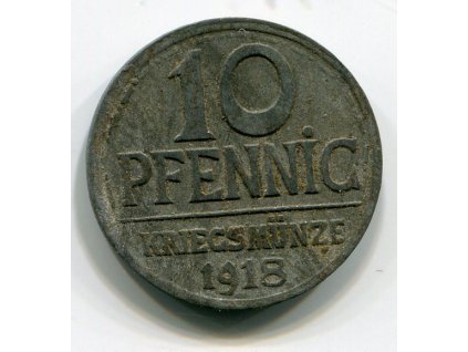 RADOLFZELL. 10 Pfennig 1918. Funck 436.1A