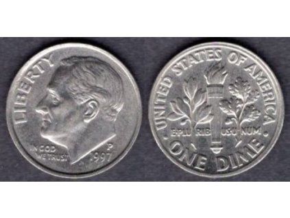 USA. 1 dime 1997/P. KM-195a