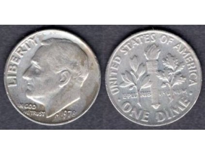 USA. 1 dime 1978. KM-195a