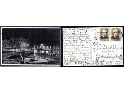 BEOGRAD. Beograd v noci. 1936.