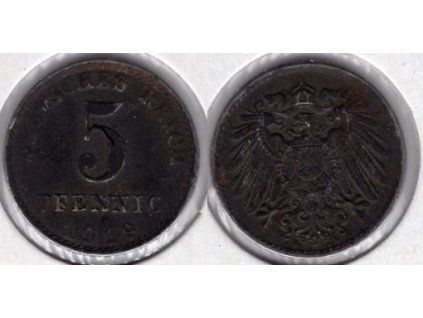NĚMECKO. 5 Pfennig 1919/A.