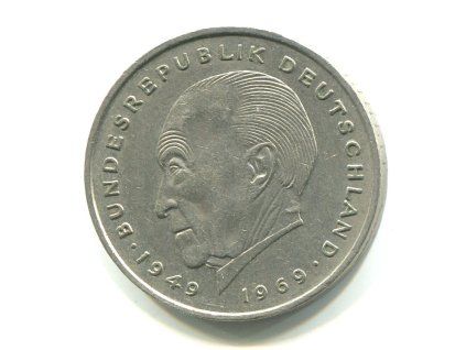 NĚMECKO. 2 Mark 1973/J. Adenauer. KM-124.