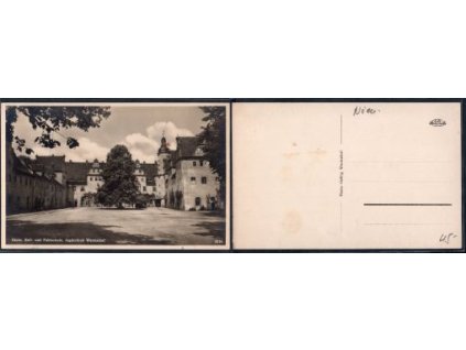 WERNSDORF. Sächs. Reit. - und Fahrschule, Jagdschloss.