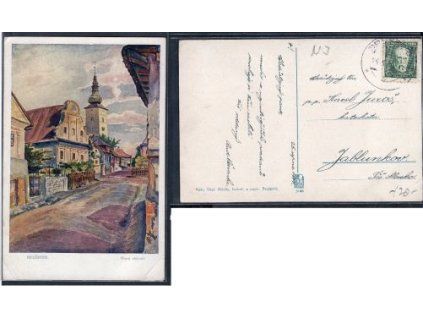 BRUŠPERK. Horní zádvoří. 1931.
