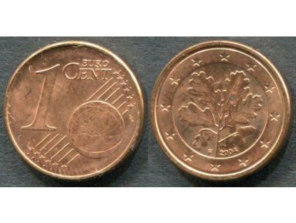 NĚMECKO. 1 cent 2004/F.
