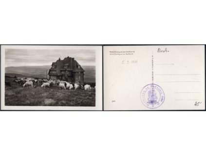 BESKYDY. Hotel Radegost na Radhošti. 1946.