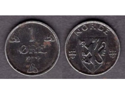 NORSKO. 1 öre 1943.