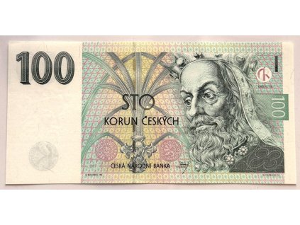 ČESKO. 100 korun 1997.  Série H 44. Hej. CZ 22.