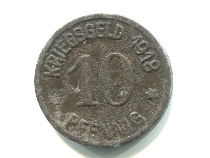 OBER GLOGAU. 10 Pfennig 1918.