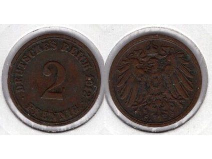 NĚMECKO. 2 Pfennig 1912/A.