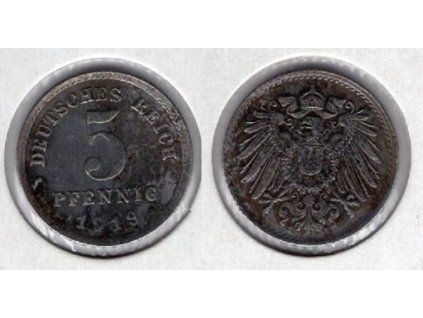 NĚMECKO. 5 Pfennig 1919/E.