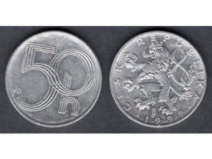 ČESKO. 50 haléřů 1999.