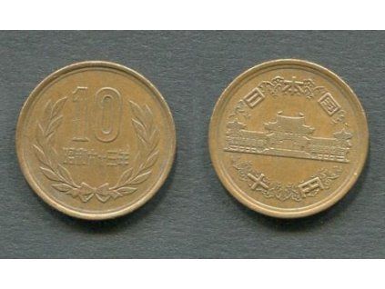 JAPONSKO. 10 yen 1978/53.