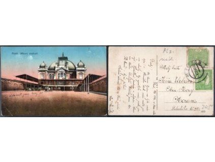 PLZEŇ. Hlavní nádraží. 1920.