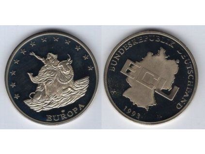 NĚMECKO. ECU. Bundesrepublik Deutschland. 1993. Europa.
