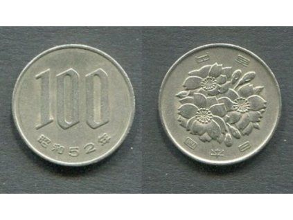 JAPONSKO. 100 yen 1977/52.