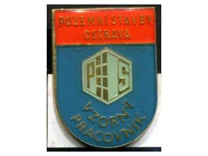 OSTRAVA. Pozemní stavby. Vzorný pracovník.