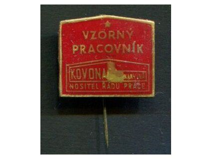 KARVINÁ. Kovona Karviná Nositel Řádu práce. Vzorný pracovník.