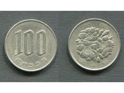 JAPONSKO. 100 yen 1980/55.