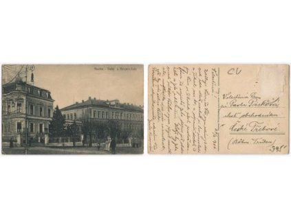 Kadaň. Volks Bürgerschule.