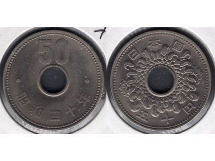 JAPONSKO. 50 yen 1965/40.