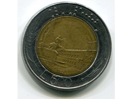 ITÁLIE. 500 lire 1982. KM-111
