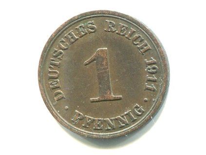 NĚMECKO. 1 Pfennig 1911/A.