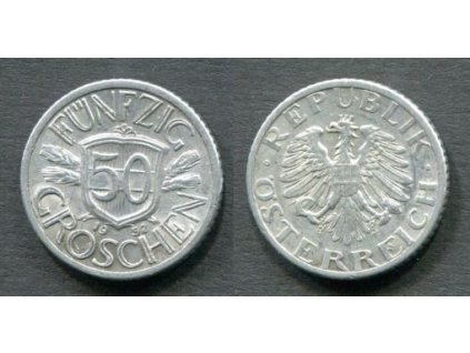 RAKOUSKO. 50 Groschen 1952.