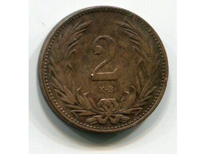 František Josef I. 2 fillér 1896/KB