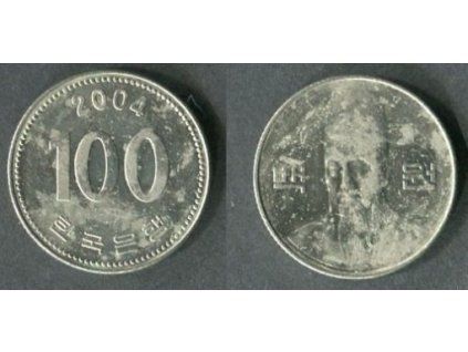 KOREA - jižní. 100 won 2004.