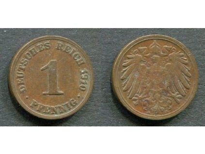 NĚMECKO. 1 Pfennig 1910/A.