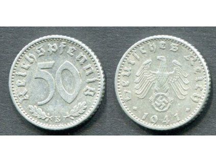 NĚMECKO. 50 Pfennig 1941/E.