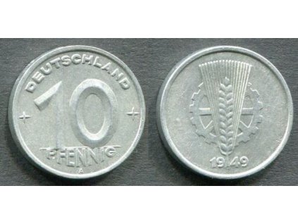 NDR. 10 Pfennig 1949/A. KM-3