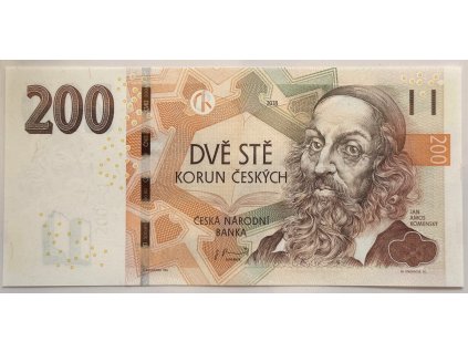 Česko. 200 Korun 2018. Série N 22. Hej. CZ 32.