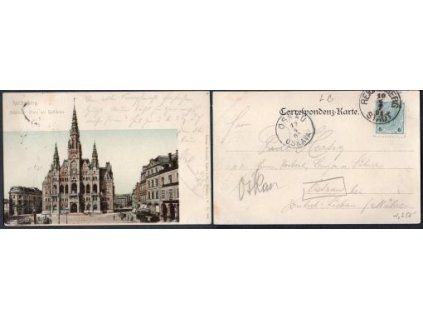 LIBEREC / Reichenberg. Altstädter Platz mit Rathaus. 1901.