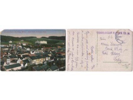 ŠTERNBERK / STERNBERG. Innere Stadt , Partie gegen Kiosk.