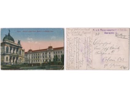 Opava. Museum císaře Frant. Josefa I. a učitelský ústav.