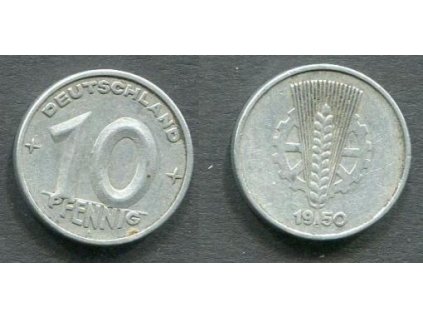NDR. 10 Pfennig 1950/A. KM-3