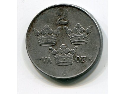 ŠVÉDSKO. 2 öre 1948. KM-811