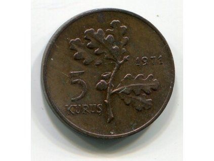 TURECKO. 5 kurus 1971. KM-890.2