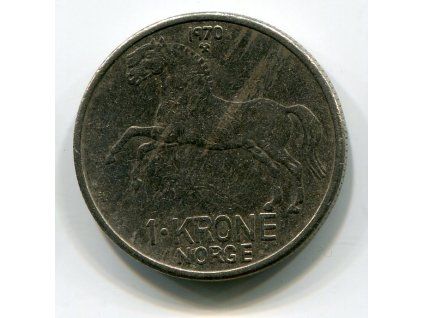 NORSKO. 1 krone 1970. KM-409