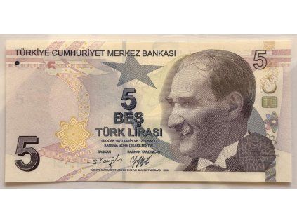 TURECKO. 5 lirasi 2009.